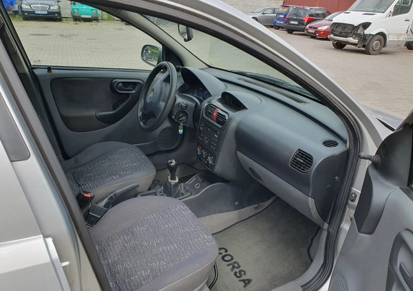 Opel Corsa cena 3700 przebieg: 309883, rok produkcji 2001 z Wyśmierzyce małe 29